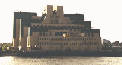 MI6 is the British Intelligence Agency. This is MI6 building at Vauxhall Cross